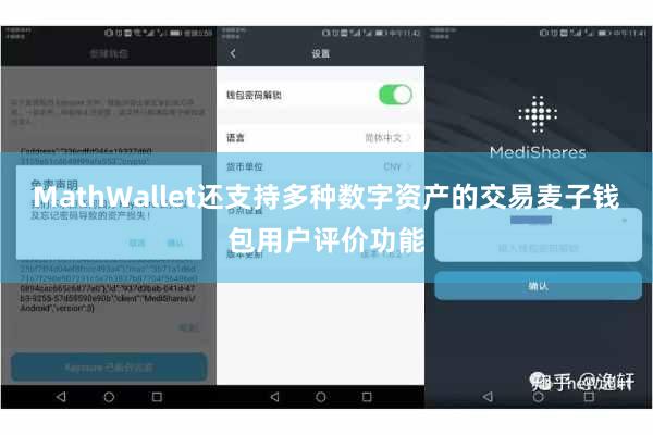 MathWallet还支持多种数字资产的交易麦子钱包用户评价功能
