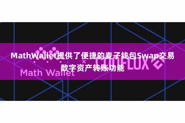 MathWallet提供了便捷的麦子钱包Swap交易数字资产转账功能