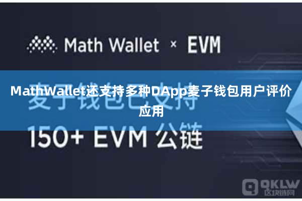 MathWallet还支持多种DApp麦子钱包用户评价应用